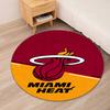 Miami Heat Printed Round Rug Carpet Chair Rug Area Rug Entryway Doormats,for Office Chair Living Room Bedroom Kitchen Room.