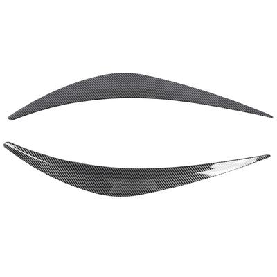 2Pcs Headlight Eyebrow Left Right Fade Proof Front Headlight Eyelid Trim Replacement for INFINITI