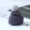 Korean Style Knitted Wool Hat with DIY Pompom Decoration - Mini Christmas Accessory