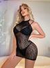 Women's Lingerie Dress Bodystocking Black Sexy Sexy Mesh Gift