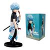 In Stock 14CM Anime Gintama Figure Sakata Gintoki Katsura Kotarou Animation Model Toys Gifts Collection Decoration Ornaments