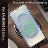 For Samsung Galaxy S25 S25 Ultra S24 S24 Ultra Electroplated Carbon Fiber Texture Magnetic Wireless Charging Phone Case
