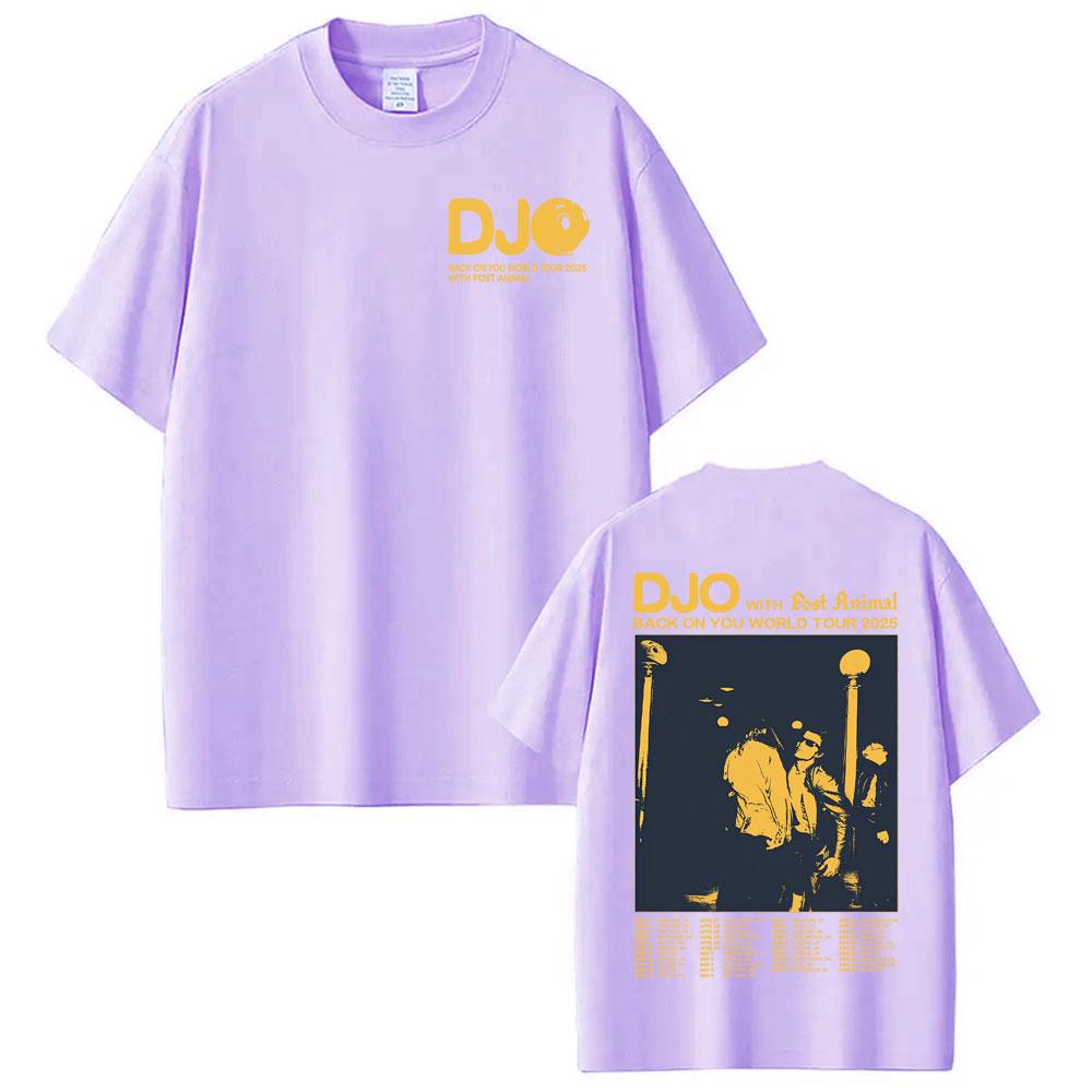 Djo Back on You World Tour 2025 Graphic Tshirts Unisex Women Clothing Hip Hop Street Tshirt 100 Cotton Comfort Hot Sale T Shirts