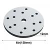 Dust Sanding 6 Inch 15 Holes Sponge Interface Pad for Longer Disc Life