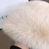 Korean Style Plush Basin Cap Bucket Hat Solid Beanie Sweet Faux Fur Mink Hat  Autumn