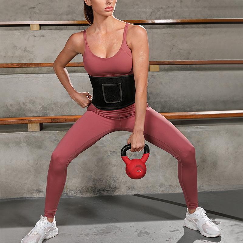 Custom logo Women Fat Burning Sauna Belt Abdominal Trainer Adjustable Waist Sweat Belt Waist Trainer Suppliers