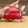 First Layer Cowhide Creative Bunny Change Bag Children'S Cute Cartoon Hand Bag Key Bag Birthday Gift
