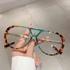 Big Frame Vintage Pilot Sun Glasses For Ladies For For Gents Luxury Designer Sun Glasses Popular Outdoor Punk Double Bridge Shades