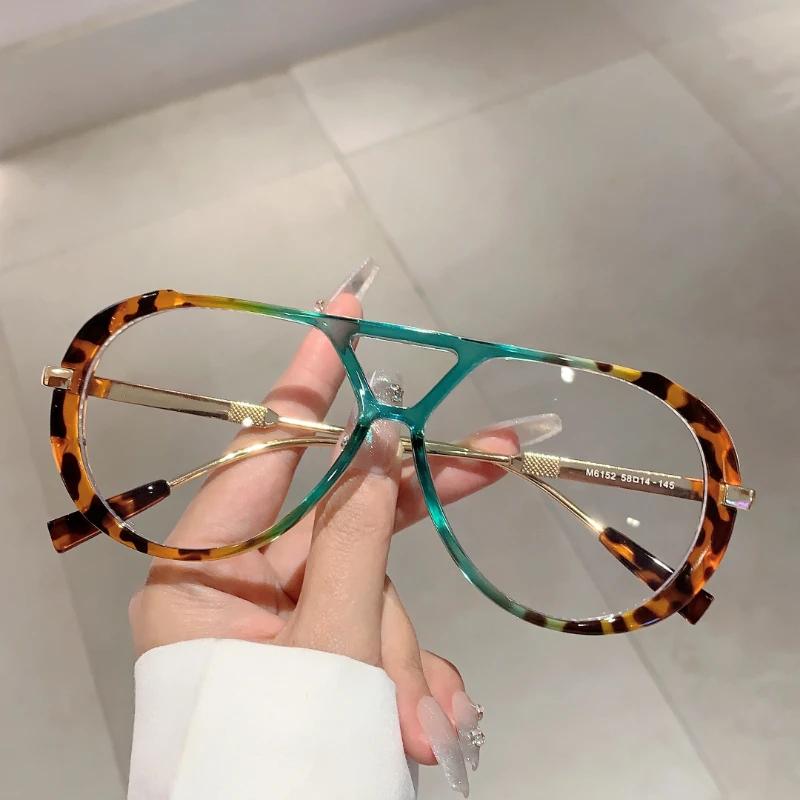 Big Frame Vintage Pilot Sun Glasses For Ladies For For Gents Luxury Designer Sun Glasses Popular Outdoor Punk Double Bridge Shades