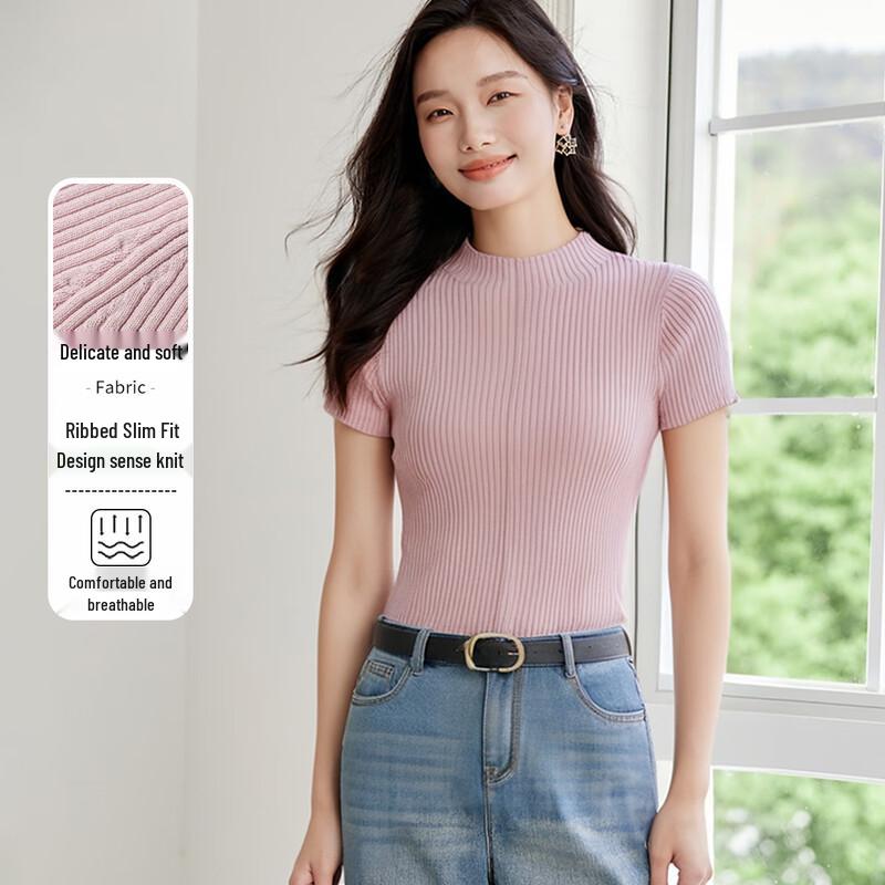 Hstyle Женский облегающий трикотажный пуловер с длинным рукавом One Size