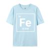 Iron Periodic Table Eleunisexts Sign Fe Tops Tees Pochacco Skeleton Halloween Cotton Crew Neck Unisexs T Shirt Normal