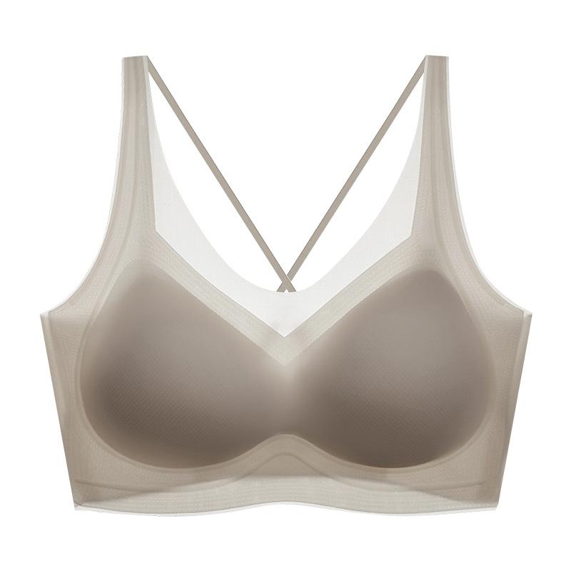 Sports women's anti-sagging breast 1111 thin seamless sexy back bra cover
