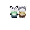 Adorable Plush Animal Series Cute Panda Bunny Kitten Soft Toy Stuffed Bear Piglet