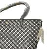 Tory Burch Minimalist Fashion Commuter Graphic Print Metal Logo Tote Bag Women Tote Bags Gray 143703-061