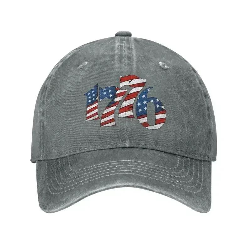 Custom Cotton Since 1776 Ameican Flag Happy Fourth Of July USA Gifts Baseball Cap Men Women Adjustable Adult Dad Hat Spring