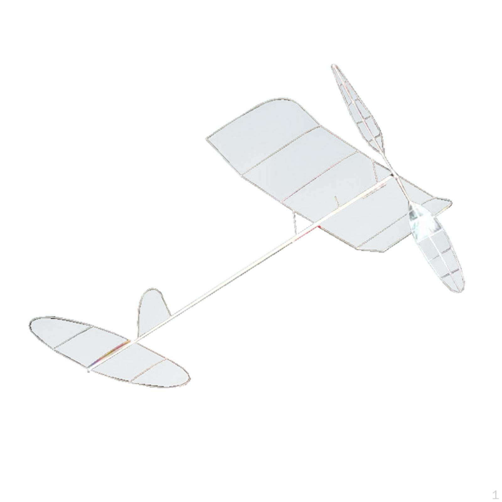 

Airplane Model Toy Elastic Powered Logical thinking on Ability Rubber Band