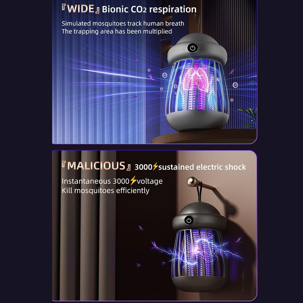 Anti Mosquito Electric Fly Trap USB Rechargeable Bug Zapper Trap Lamp Mosquito Lamp Summer