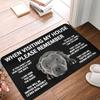 Tappetino per Staffordshire Bull Terrier Tappeto con Motivo per Amanti dei Cani Tappeto per Area Cane Casa Animale Decorazione per Ingresso Soggiorno Camera da Letto Antiscivolo