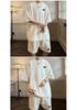 Men's Hong Kong Style Waffle Summer Set - 240g Heavyweight Short Sleeve Sporty Two-Piece
