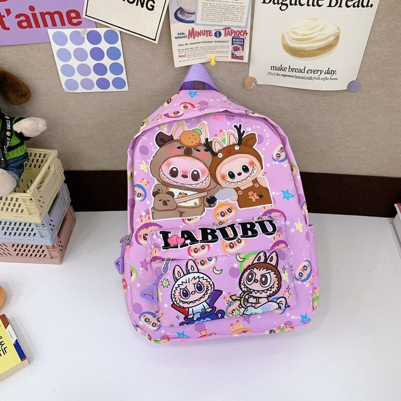 School Bag Backpack Children's Bag LABUBU Elementary School Backpack Girl Boy School Backpack 6 Colors