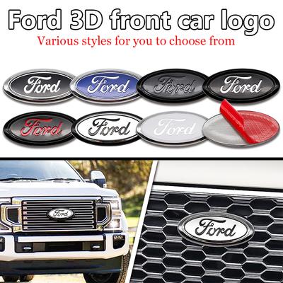 3D ABS Car Front Rear Badge Emblem 17.5cm For Edge Ranger Focus Fusion Escape Auto Replacement Tuning Styling Accessories