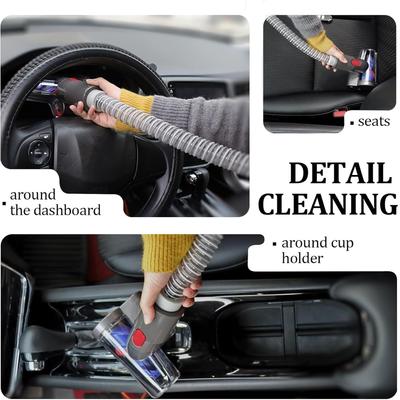 Universal Electric Vacuum Hose For Multiple Models With Powerful Suction And Deep Cleaning Accessories Compatibility