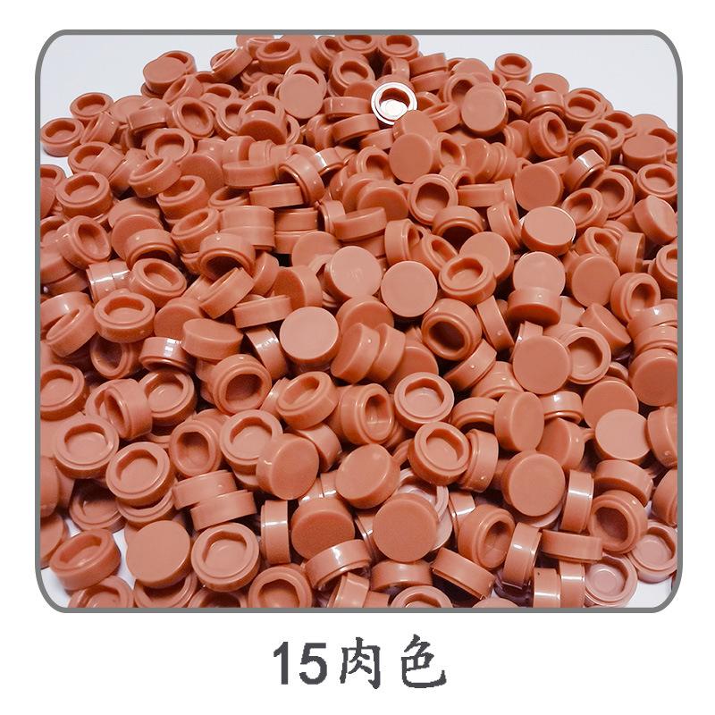 1000 stuks/partij Tegel 1x1 Rond 98138 Speciaal Blok Bouwsteen Kleine Deeltjes Stenen Onderdelen Compatibel met 98138 LOGO Speelgoed