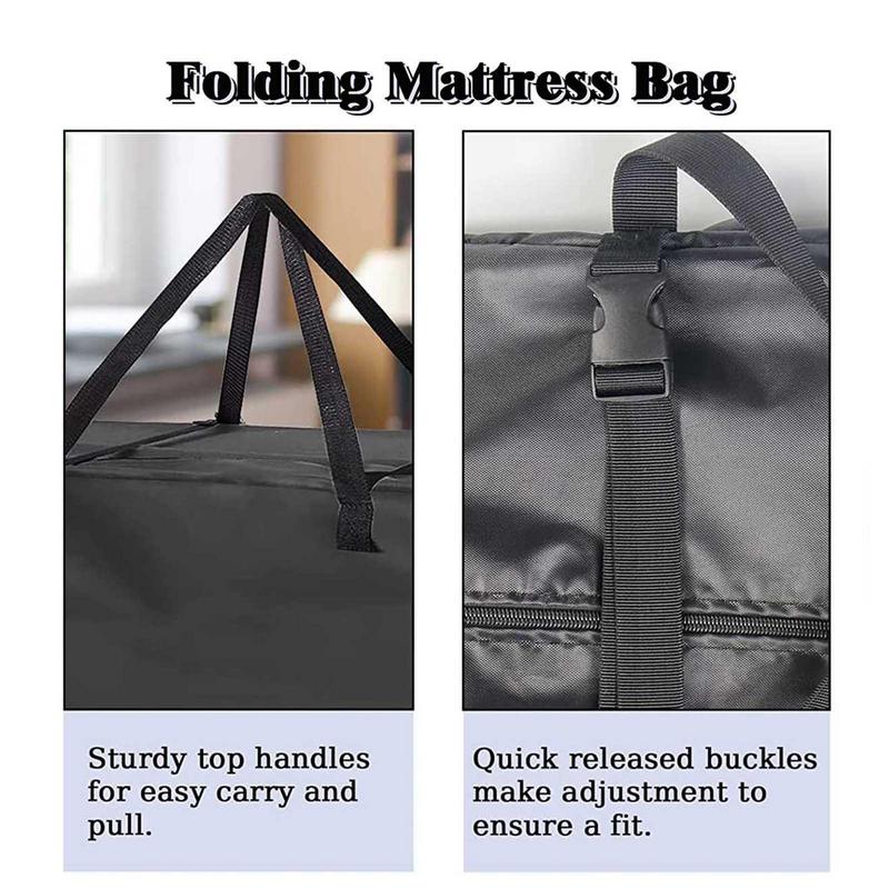 Folding Bed Storage Bag Ultra Smooth Waterproof And Dustproof Portable Bag Big Capacity Foldable Memory Foam Duvet Mattress Case