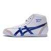 ONITSUKA TIGER Scarpe da Corsa Mid Runner Unisex Mexico Comode Resistenti all'Usura e Leggere High top Bianche Blu 1183A658-100
