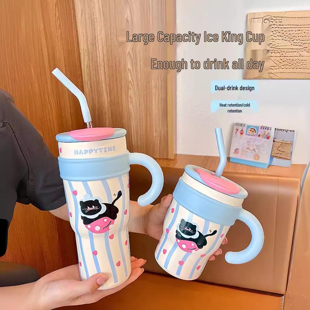 

Мультяшная кружка для кофе Jumbo - Большая вместимость, Изолированная нержавеющая сталь, Милый дизайн Ледяного короля 700ml