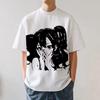 Anime Girl Japanese Style Classic Tee High-quality Streetwear Men's Clothing Women's Clothing 2026 Summer New Printed T Shirt