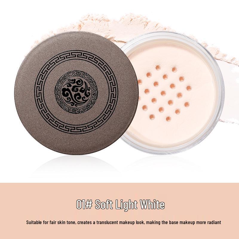 

Makeup Xixi Mist Setting Powder: Oil Control, Pore Smoothing, Long-lasting, Waterproof, Sweatproof, Non-transferring Loose Powder for Women.