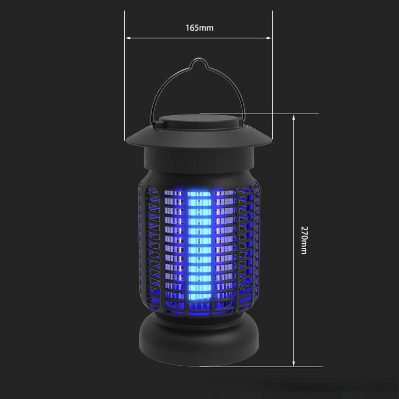 Outdoor LED Mosquito Light Low-noise Indoor Mosquito Repellent Lamp 165*165*270mm Household Electric Insect Trap Lamp