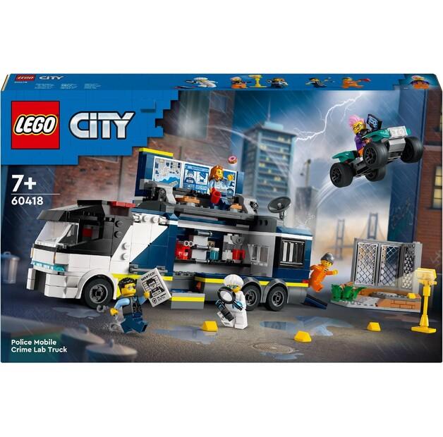 LEGO City 60418 Police Crime Lab Truck