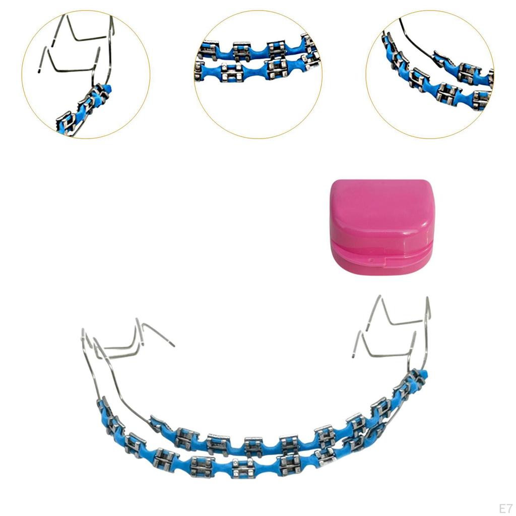Temporäre Zahndekoration DIY Farbige Zahnspangenkette für Jugendliche Kinder