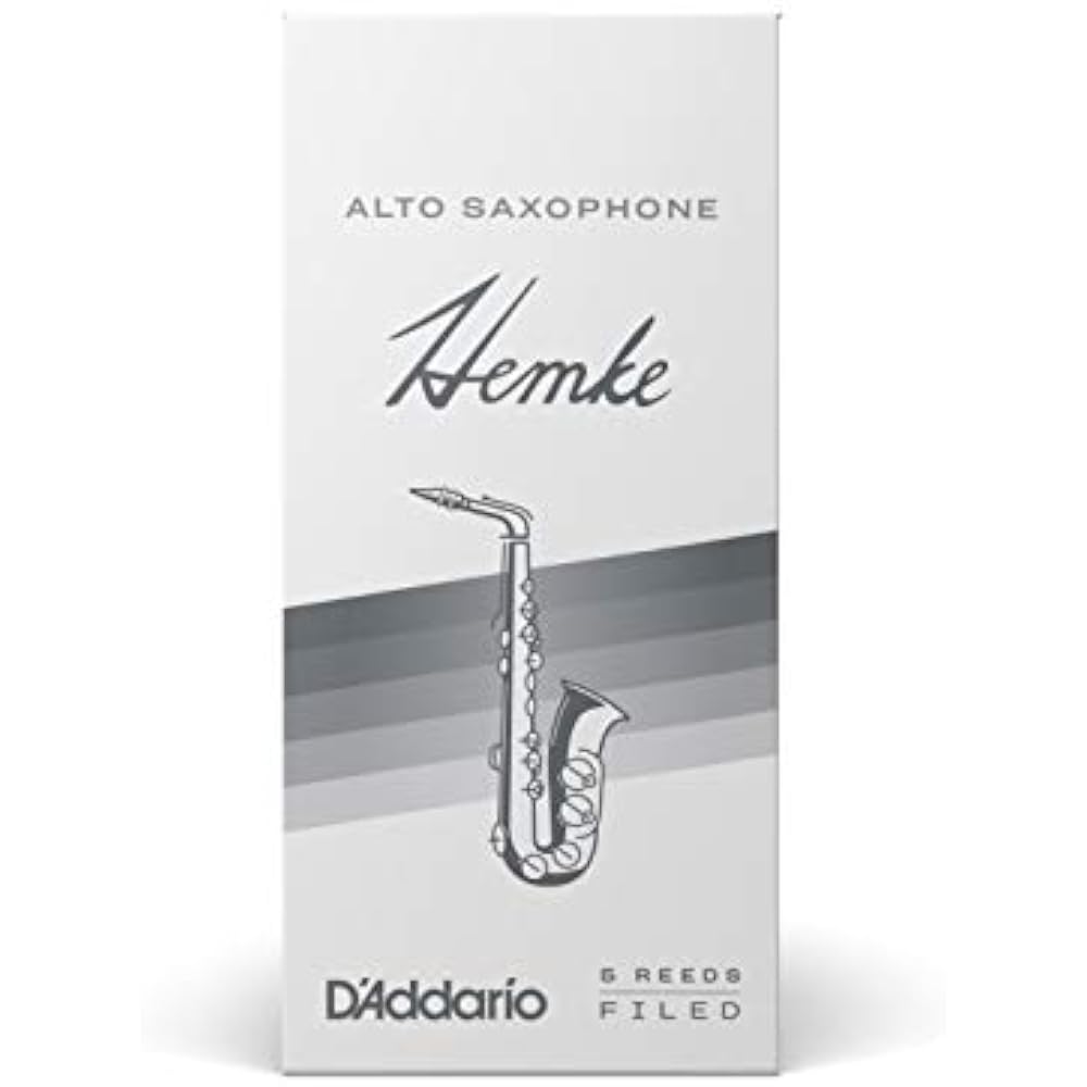 D'Addario WoodWinds Daddario Reed for Alto Saxophone Frederick L. HEMKE RHKP5ASX200 [Hardness: 2....