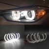 Universelle U-förmige Angel Eye Tagfahrlichter für E46: Weiß & Gelb