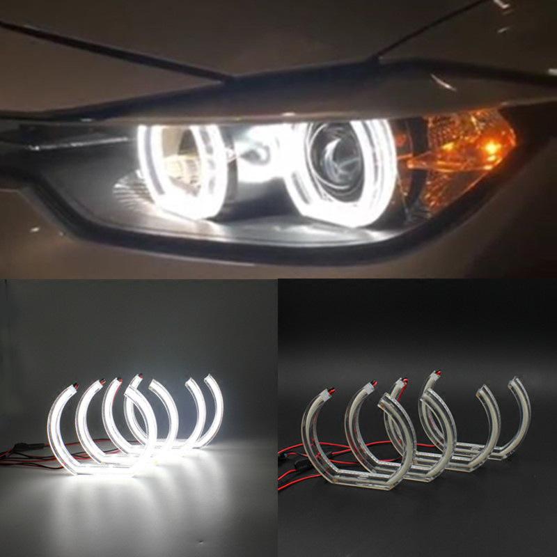 Universelle U-förmige Angel Eye Tagfahrlichter für E46: Weiß & Gelb
