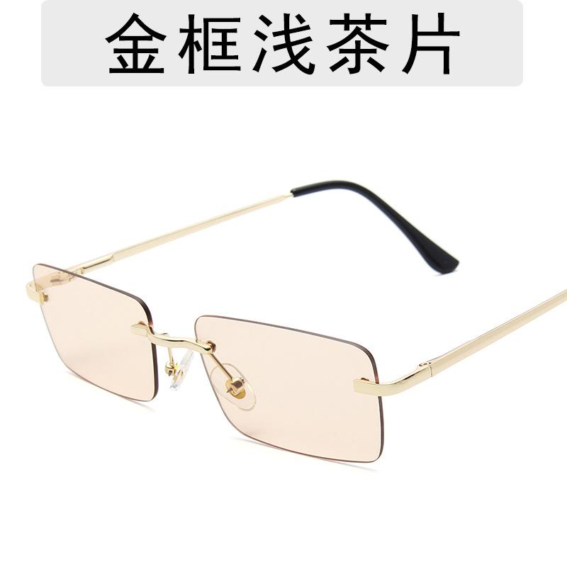 

New Borderless Square Sunglasses Women s Brand Designer Fashion Sun Glasses Women Outdoor Travel Eyewear UV400