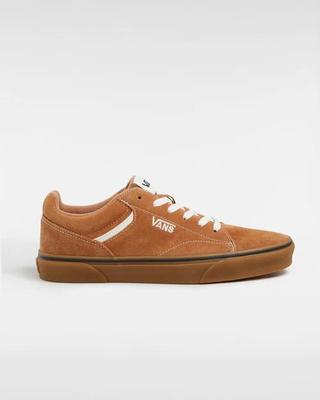Sneakers Gum Brown Seldan Suede Lace-Up Sneaker