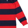 Tricou cu mânecă lungă Polo Ralph Lauren cu guler polo cu dungi, pentru copii, roșu 323932280-003