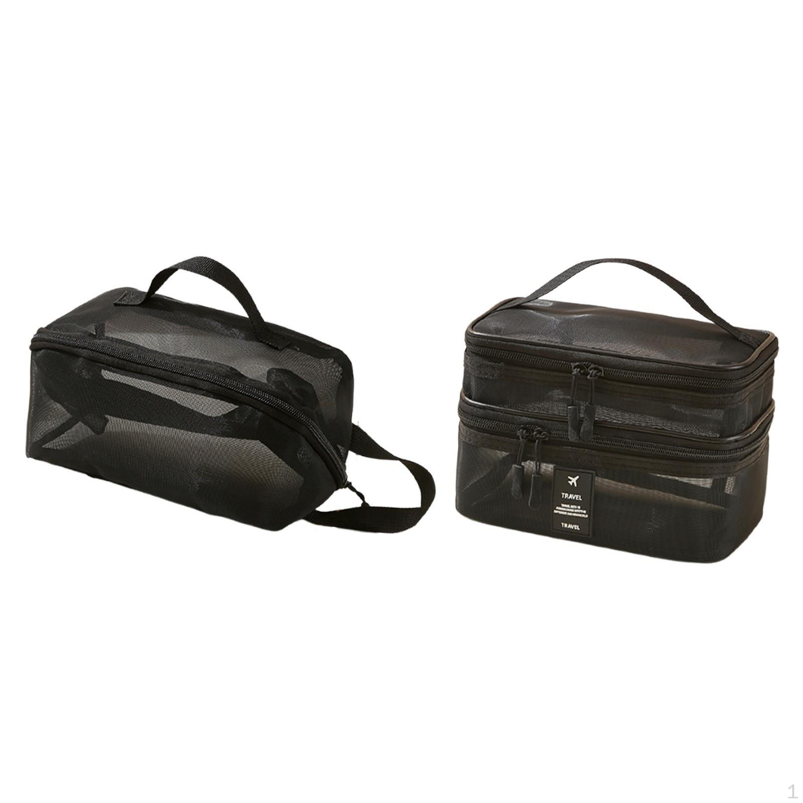 

2 шт. Сетчатая косметичка Органайзер для кистей Аксессуары для волос Необходимые вещи для путешествий