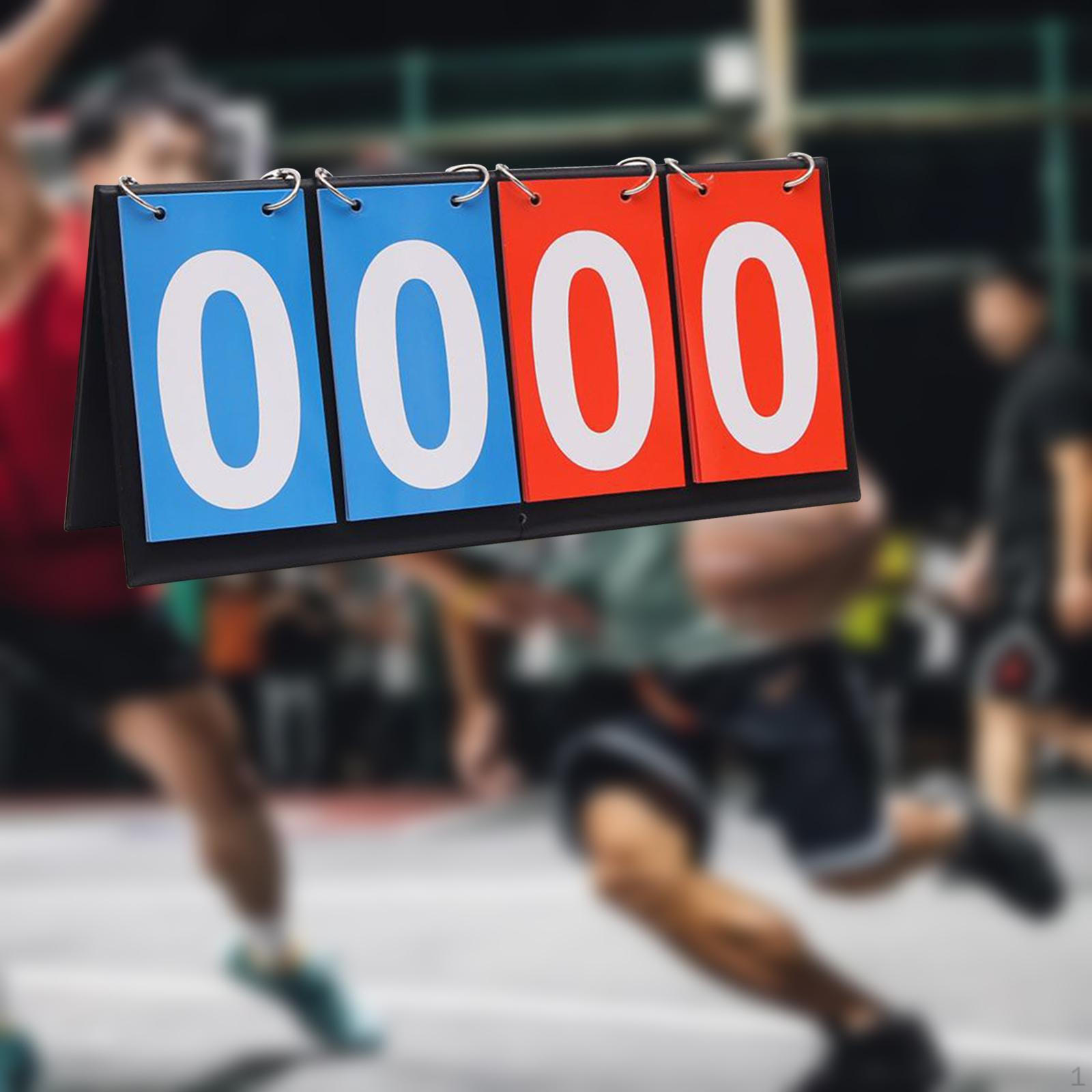 Таблица счета Держатель счета Настольная доска для бейсбольных и других игр Blue Red