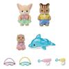 EPOCH Sylvanian Families Set Bebè Amico dell'Asilo - Gioco d'Acqua S-75 Certificato Marchio ST Giocattolo per 3+ Anni Casa delle Bambole
