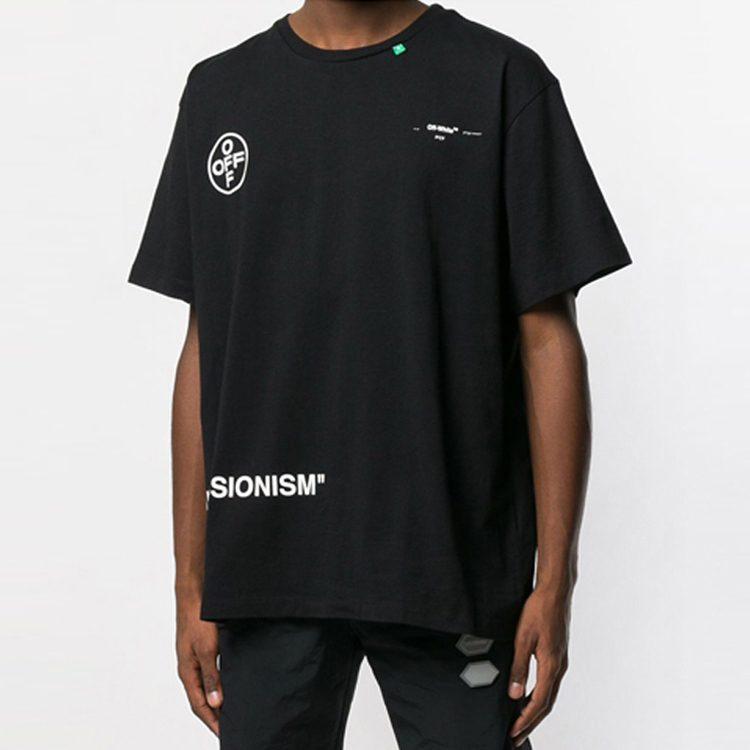 OFF WHITE Stencil S/S Over Tee OMAA038G20JER0071028