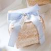 Handmade Bamboo Weaving Gift Box Bridesmaid Wedding Candy Packaging Baby Shower Favors Party Supplies Wholesale