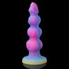 Huge Anal Dildos Realistic Dog Dick Luminous Animal Penis 3 Balls Anal Plug Silicone Butt Plug for Women Vaginal Masturbation