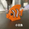 Large  Building Block Set Zoo Animal Dinosaur Marine Creature Scale Modeling Horse Dog Cat Fish Compatible with  Duplo Block Bricks