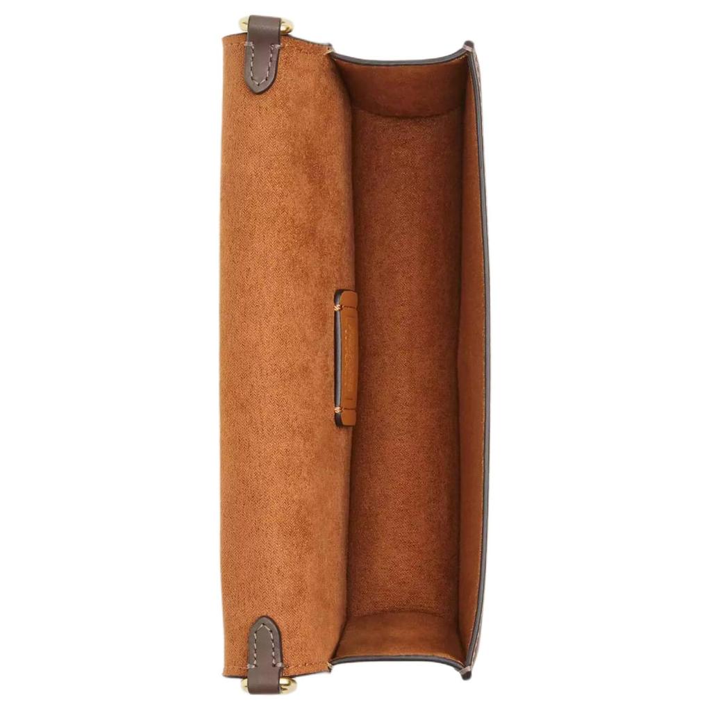 Coach Toni 19 Brand Logo Detachable Shoulder Strap Calfskin Crossbody Bag Small Women Crossbody Bag Brown CT778-IMV2R