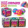 Needoh Fungo Groovy Fungo Pallina Spremibile Giocattolo TPR Non Tossico Fidget Decompressione Anti-ansia Rilassante Giocattolo Sensoriale per la Concentrazione Regalo